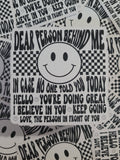Dear person behind me in case no one told you