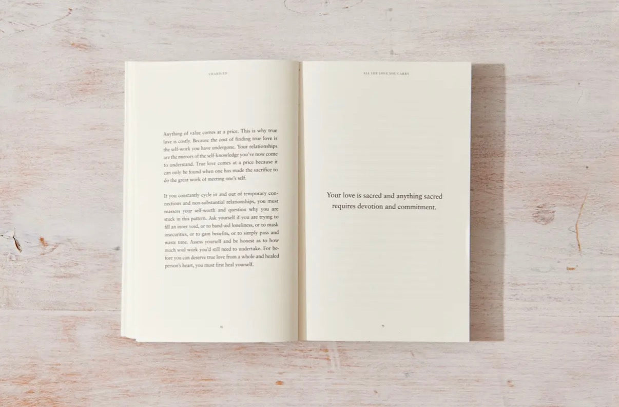 All The Love You Carry • Self Love Book