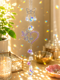 Butterfly Crown Flower Sun Catcher