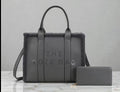 Graphite Tote w/ Matching Wallet, Crossbody Strap *Free Shipping