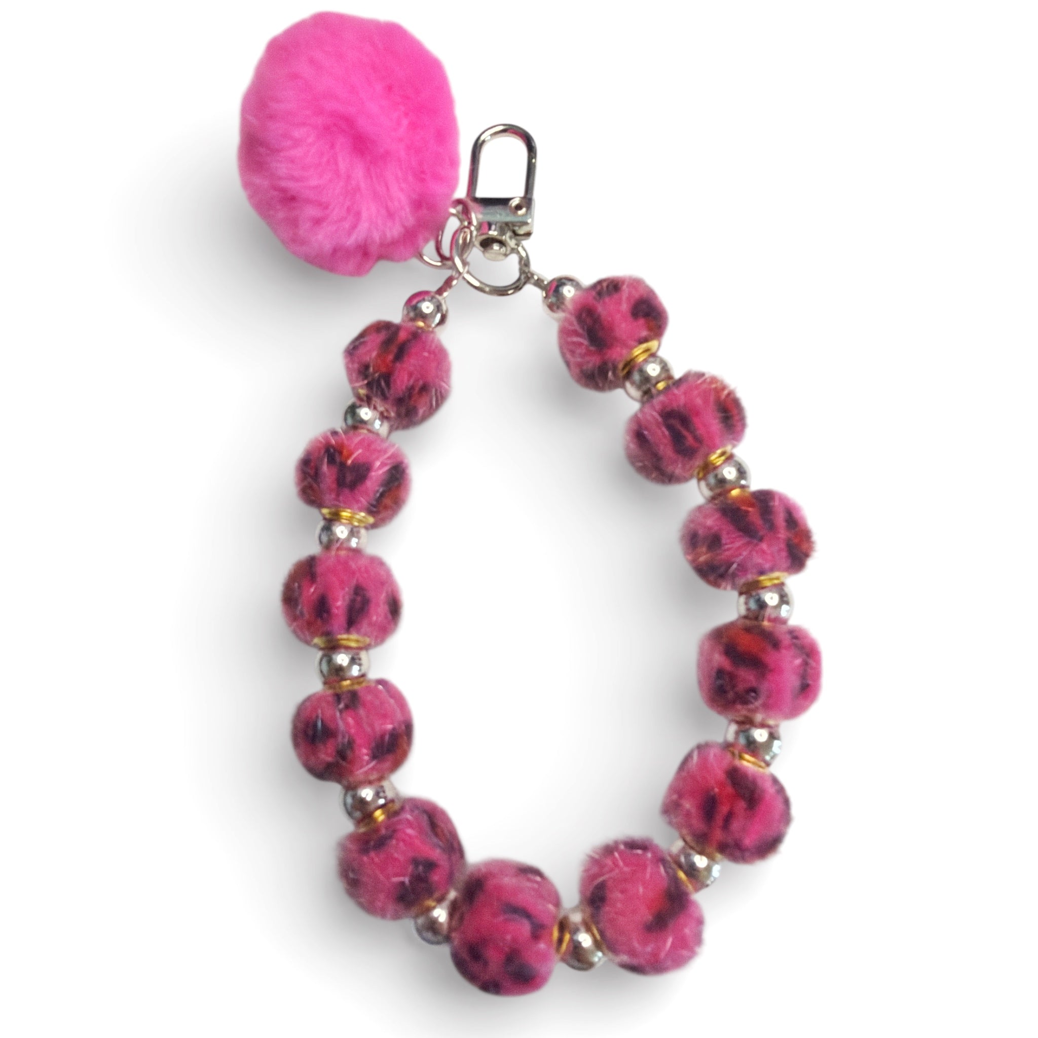Pink Leopard Everyday Keychain