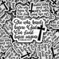 She who kneels before God