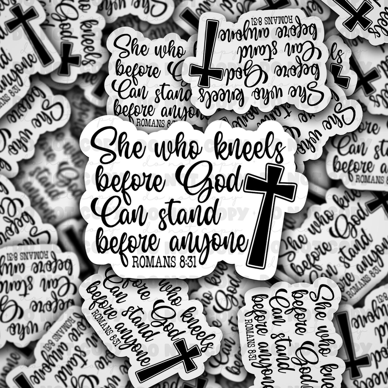 She who kneels before God