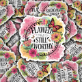 Flawed but still worthy with butterfly